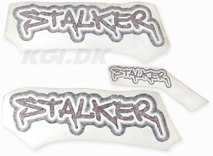 Dekalsats svart/röd/vit Gilera Stalker