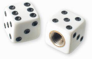 Ventilhatt tärning vit 1 par Universal