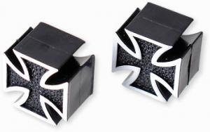 Ventilhattar kors svarta 1 par Universal