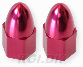 Ventilhattar spets röd 1 par Universal