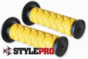 Handtag Svart/Gul Dödskalle 1 par Universal