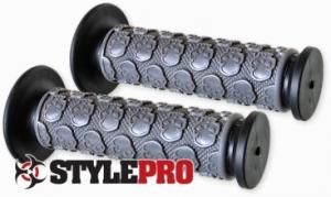 Handtag Svart/Grå Dödskalle 1 par Universal