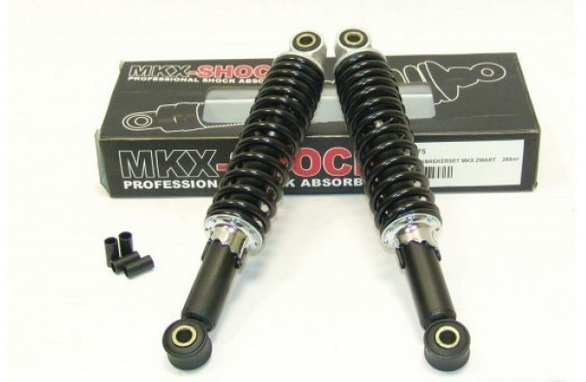 Stötdämpare Svarta 260mm Universal 1 par