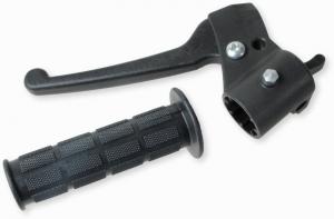 Grepp + konsoll komplett vänster Solex