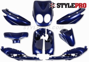 Kåpset Metallic Blå Stylepro Yamaha Neos  9 delar 2008-2011