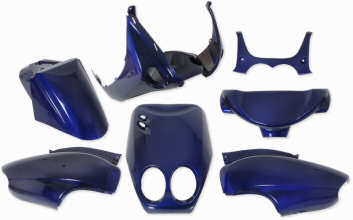 Kåpset Metallic blå Yamaha Neos 7 delar -2008