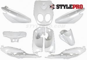 Kåpset Metallic vit Yamaha Neos 9 delar 2008-2011