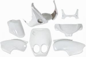 Kåpset Metallic vit Yamaha Neos 7 delar -2008