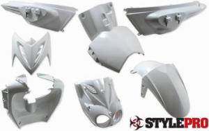 Kåpset Metallic vit Yamaha Slider 7 delar 2000-2012