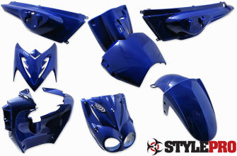 Kåpset blå Yamaha Slider 7 delar 2000-2012