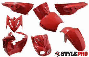 Kåpset Röd Yamaha Slider 7 delar 2000-2012