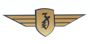 Framskärmsdekal guldvinge Zundapp