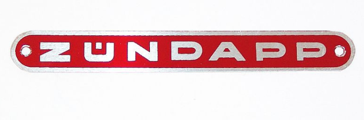 Emblem rött dyna Zundapp