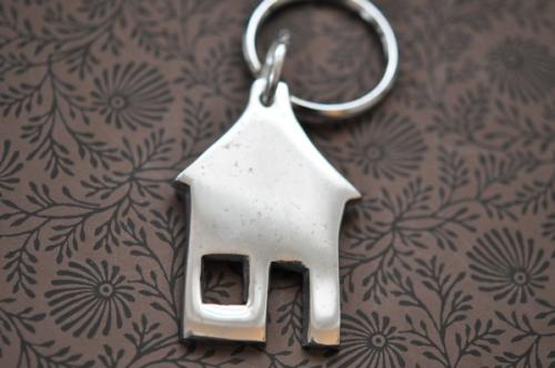 Nyckelring  Hus  