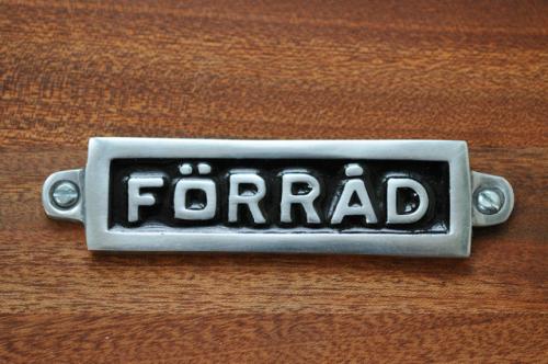 FÖRRÅD -  svart