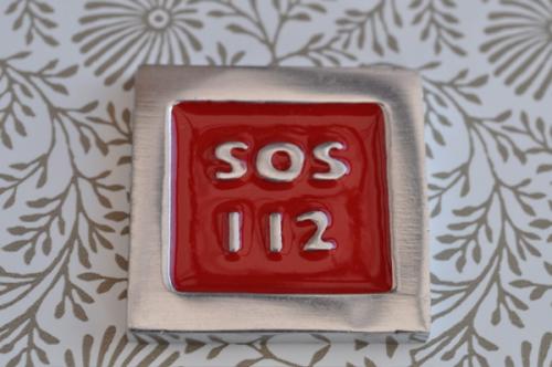 Telefonskylt  SOS 112