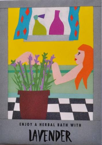 Seed Packet Postcard - Lavender