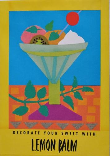 Seed Packet Postcard - Lemon Balm