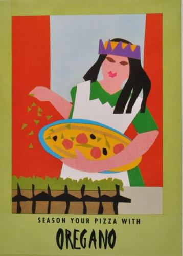 Seed Packet Postcard - Oregano