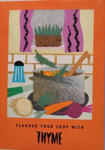 Seed Packet Postcard - Thyme