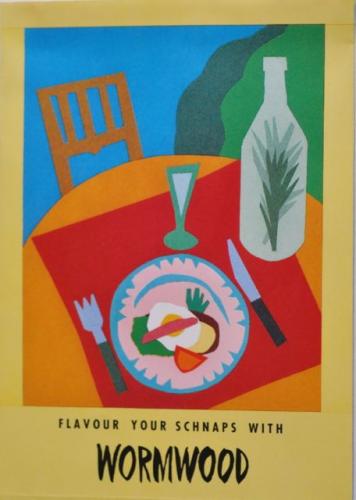 Seed Packet Postcard - Wormwood