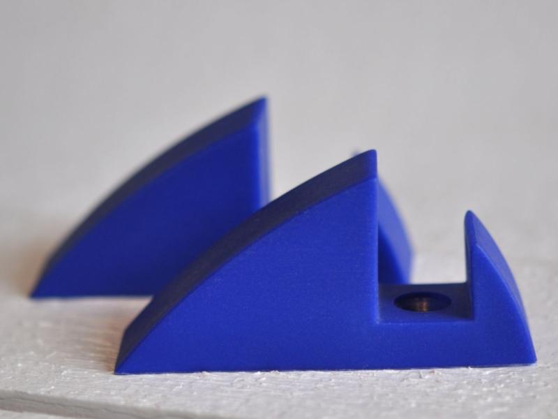 Hyllkonsol blå 19 mm