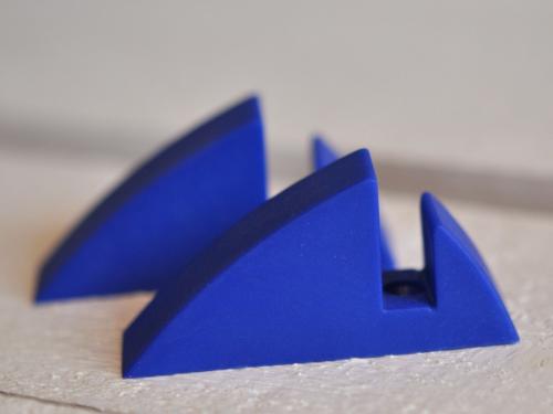 Hyllkonsol blå 8 mm