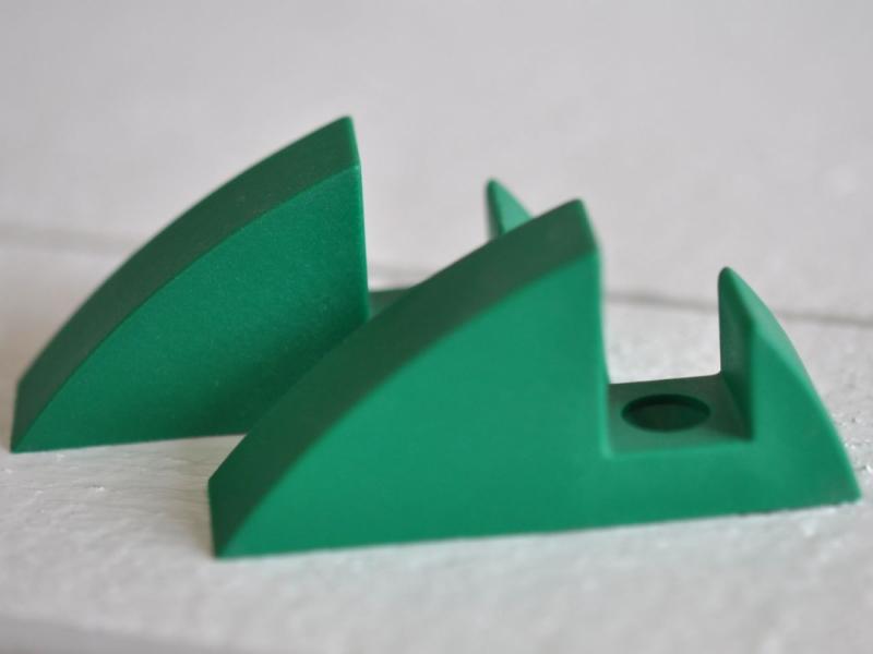 Hyllkonsol grön 16 mm