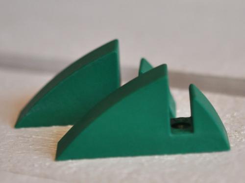 Hyllkonsol grön 8 mm