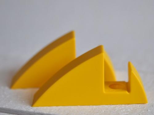 Hyllkonsol gul 19 mm