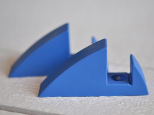 Hyllkonsol pastellblå 19 mm