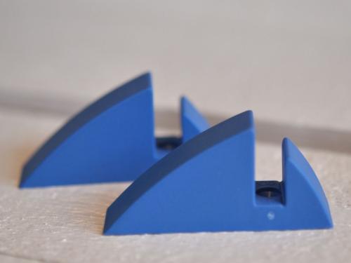 Hyllkonsol pastellblå 8 mm