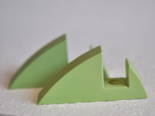 Hyllkonsol pastellgrön 16 mm