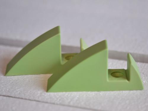 Hyllkonsol pastellgrön 19 mm