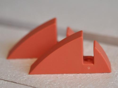 Hyllkonsol pastellröd 8 mm