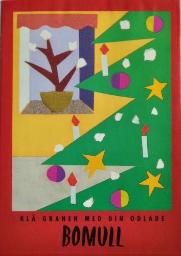 Julkort med frön - Bomull