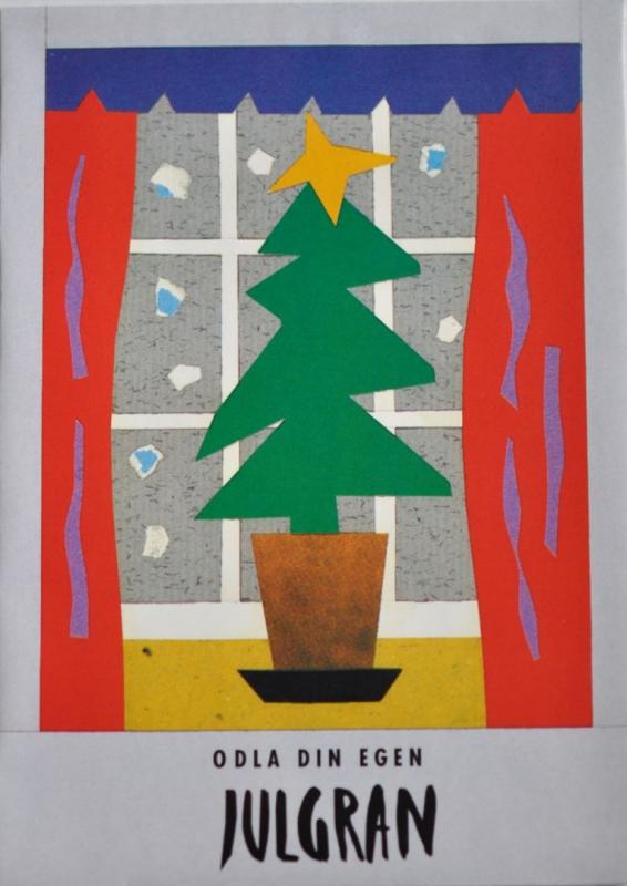 Julkort med frön - Julgran