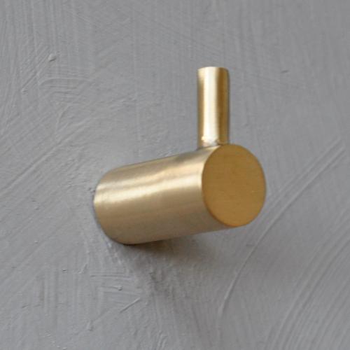 Pinnkrok - mässing - borstad - NYHET