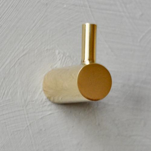 Pinnkrok - mässing - blank - NYHET