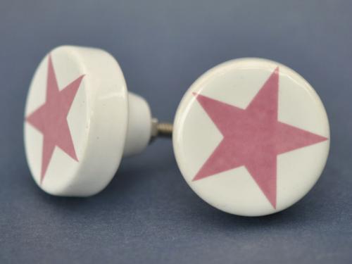 knopp stjärna rosa