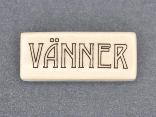 skylt vänner art deco