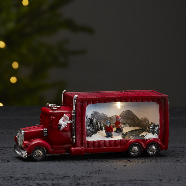 Product Image for Tomte Med Lastbil röd