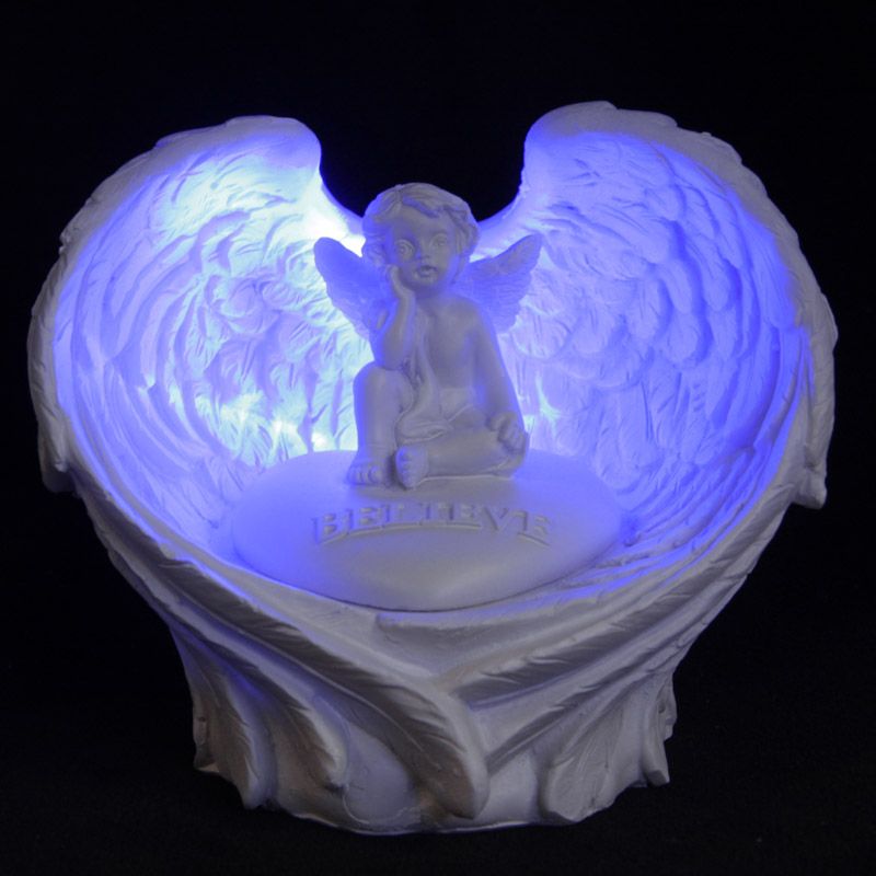 Ängel Med LED-lampa Believe