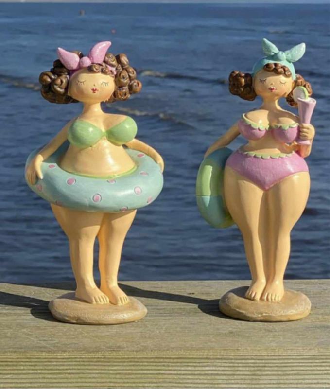Product Image for Baddam Lotta Med Grön Bikini Och Badring