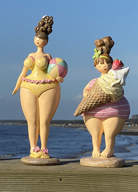 Baddam Birgitta Med Badboll