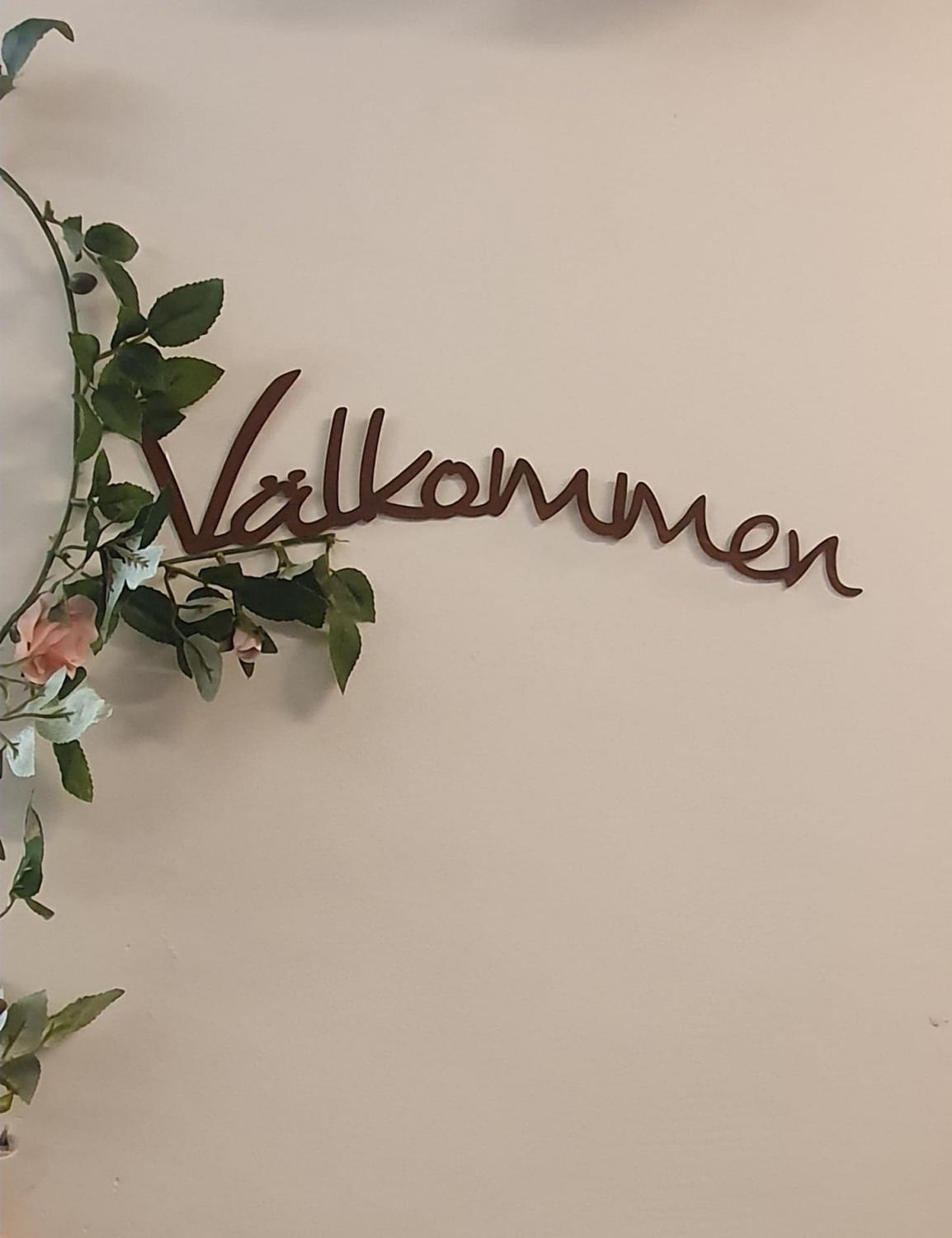 Böjbar Välkommenskylt