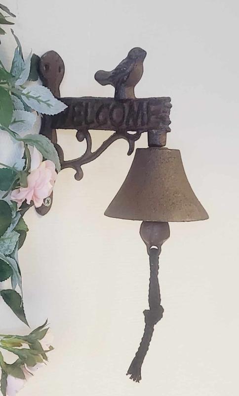 Product Image for Dörrklocka Gjutjärn - Fågel Welcome