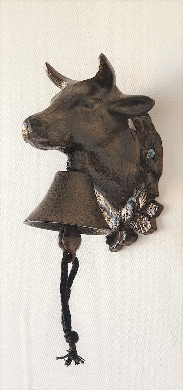 Dörrklocka Gjutjärn - Ko