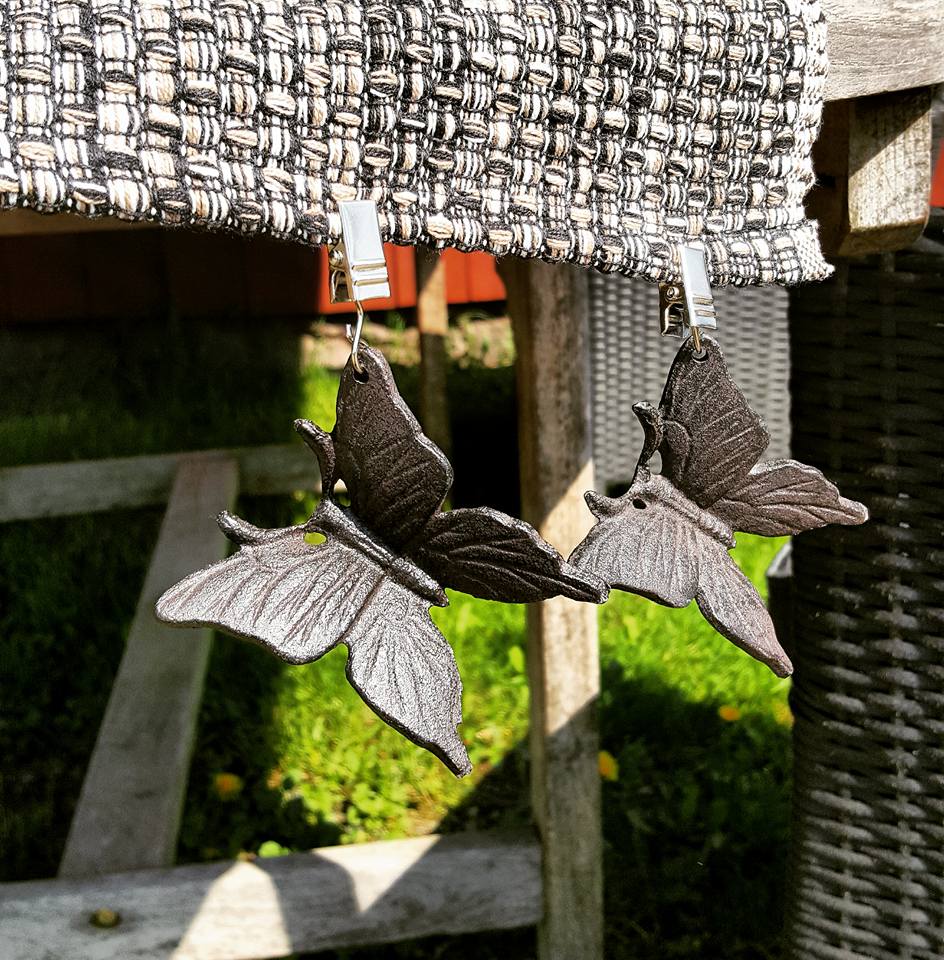 Duktyngder Fjärilar I Gjutjärn 4-pack