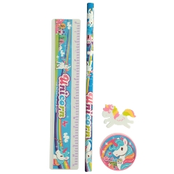 Enhörning 4 Delars Pennset